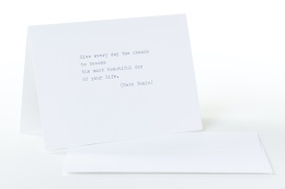 type.MANUFAKTUR Briefkarte Mark Twain