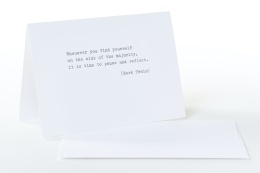 type.MANUFAKTUR Briefkarte Mark Twain