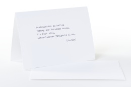 type.MANUFAKTUR Briefkarte Goethe 