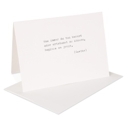 type.MANUFAKTUR Briefkarte Goethe