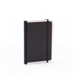 Adressbuch BASIC schwarz | 12 x 16,5 cm, 48 Blatt
