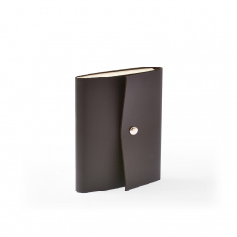 Adressbuch SCRIVO dunkelbraun | 11 x 13,5 cm, 64 Blatt