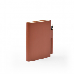 Adressbuch STILUS hellbraun | 12 x 16,5 cm, 48 Blatt