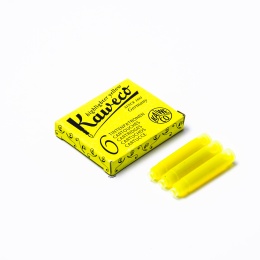 Kaweco Tintenpatronen Glowing Yellow 6-Pack 