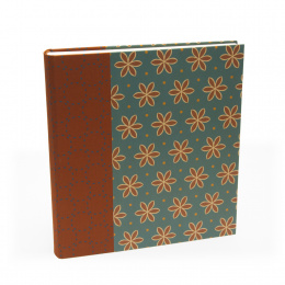 Fotoalbum ALMA Avon Blue | 23 x 24,5 cm, 30 Blatt chamois