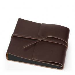 Fotoalbum CIRCUM dunkelbraun | 30 x 30 cm, 30 Blatt schwarz