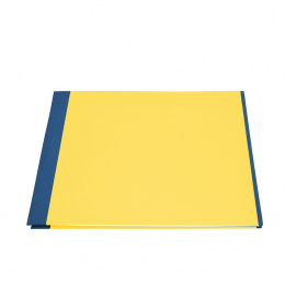Fotoalbum True Colours blau/gelb | 32 x 22,5 cm, 20 Blatt chamois