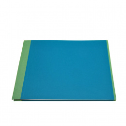 Fotoalbum True Colours grün/türkis | 32 x 22,5 cm, 20 Blatt chamois
