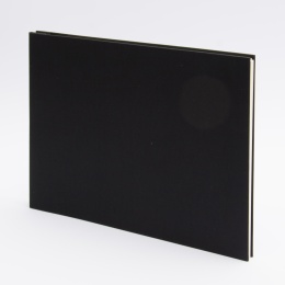 Fotoalbum geschraubt LEINEN schwarz | 32 x 22,5 cm, 20 Blatt schwarz