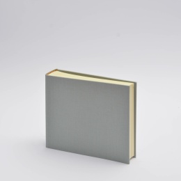 Fotoalbum LEINEN hellgrau | 23 x 24,5 cm, 30 Blatt chamois