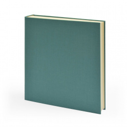 Fotoalbum LEINEN jade | 30 x 30 cm, 30 Blatt chamois