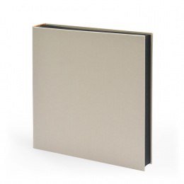 Fotoalbum LEINEN vanille | 30 x 30 cm, 30 Blatt schwarz
