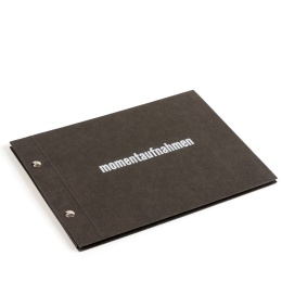 Fotoalbum MOMENTAUFNAHMEN schwarz