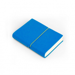 Tageskalender FILZDUETT Filz dunkeltürkis/Gummi grün | 9 x 13 cm,  1 Tag/Seite