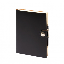 Tageskalender LEFA inklusive Stift schwarz | 9 x 13 cm,  1 Tag/Seite