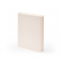 Tageskalender LEINEN vanille | 12 x 16,5 cm,  1 Tag/Seite