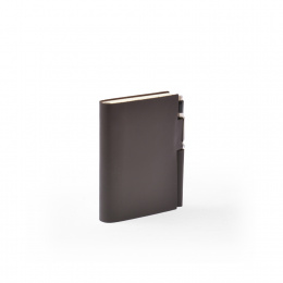 Tageskalender STILUS dunkelbraun | 9 x 13 cm,  1 Tag/Seite