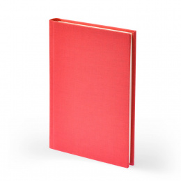 Wochenplaner LEINEN rot | 17 x 24 cm,  1 Woche/Doppelseite