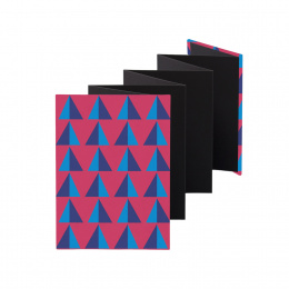 Leporello EMILIO Lima | 13 x 18 cm, Hochformat, für 14 Fotos schwarz