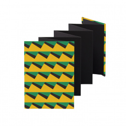 Leporello EMILIO Valparaiso | 13 x 18 cm, Hochformat, für 14 Fotos schwarz