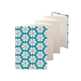 Leporello GINA Portofino | 13 x 18 cm, Hochformat, für 14 Fotos chamois