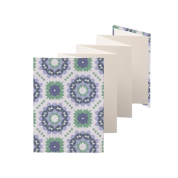 Leporello HENRIETTE Zinnowitz | 13 x 18 cm, Hochformat, für 14 Fotos chamois