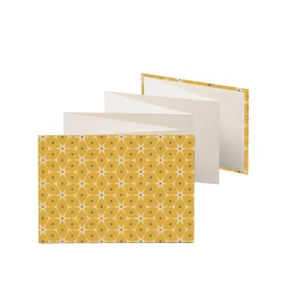 Leporello JACKIE Somerset | 18 x 13 cm, Querformat, für 14 Fotos chamois