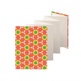 Leporello LOTTA Lindholm | 13 x 18 cm, Hochformat, für 14 Fotos chamois