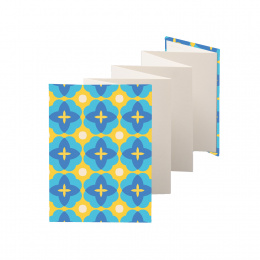 Leporello LOTTA Fanø | 13 x 18 cm, Hochformat, für 14 Fotos chamois