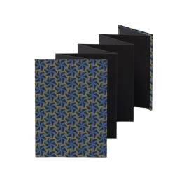 Leporello OLIVIA Paris | 13 x 18 cm, Hochformat, für 14 Fotos schwarz