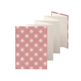 Leporello SUZETTE Pigalle | 13 x 18 cm, Hochformat, für 14 Fotos chamois
