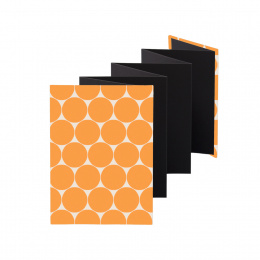 Leporello TOVE Kopenhagen | 13 x 18 cm, Hochformat, für 14 Fotos schwarz