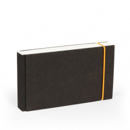 Notizblock JOURNALIST Gummi orange