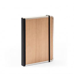 Notizbuch BASIC WOOD Kirsche | DIN A5, 144 Blatt blanko