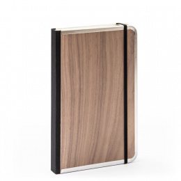 Notizbuch BASIC WOOD Nuss | DIN A4, 96 Blatt Punktraster