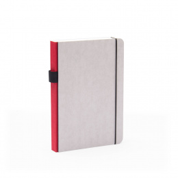 Notizbuch MINIMALIST GREY dunkelrot | DIN A 5, 144 Blatt blanko