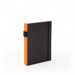 Notizbuch PURIST orange | 12 x 16,5 cm, 144 Blatt liniert