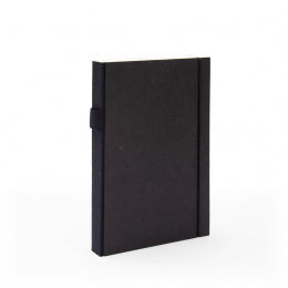 Notizbuch PURIST schwarz | DIN A5, 144 Blatt Punktraster