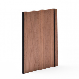 Notizbuch PURIST WOOD Nuss | DIN A 4, 96 Blatt Punktraster