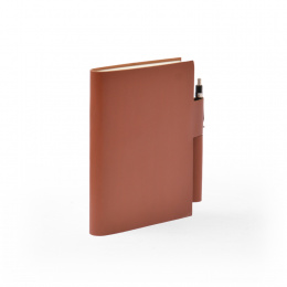 Notizbuch STILUS hellbraun | 12 x 16,5 cm, 144 Blatt Punktraster