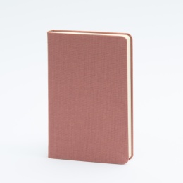 Taschenbuch LEINEN altrosa | 9 x 14 cm, 96 Blatt blanko