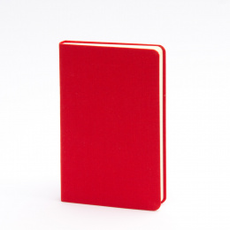 Taschenbuch LEINEN rot | 9 x 14 cm, 96 Blatt Punktraster