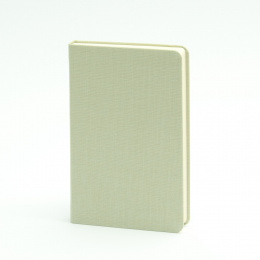 Taschenbuch LEINEN blassgrün | 9 x 14 cm, 96 Blatt Punktraster