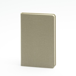 Taschenbuch LEINEN olive | 9 x 14 cm, 96 Blatt Punktraster