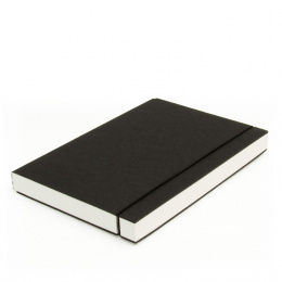 Skizzenbuch INSPIRATION Gummi schwarz | DIN A 5, 96 Blatt blanko 120 g