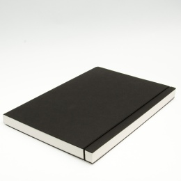Skizzenbuch INSPIRATION Gummi schwarz | DIN A 4, 96 Blatt blanko 160 g