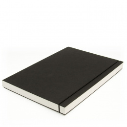 Skizzenbuch INSPIRATION Gummi schwarz | DIN A 4, 96 Blatt blanko 160 g