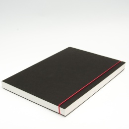 Skizzenbuch INSPIRATION Gummi rot | DIN A 4, 96 Blatt blanko 120 g