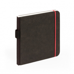 Skizzenbuch SCRIBBLE Gummi rot | 13 x 13 cm, 48 Blatt blanko