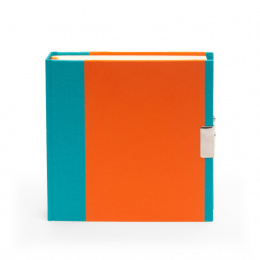Tagebuch TRUE COLOURS türkis/orange